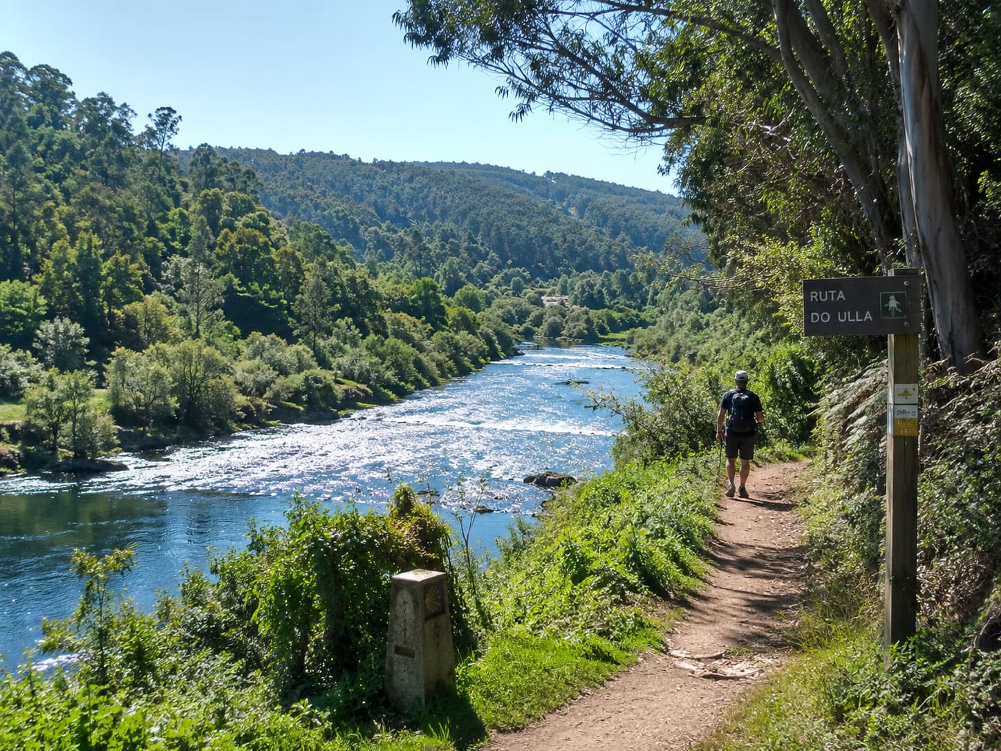 Riberas del río Ulla cerca de Vedra, Galicia